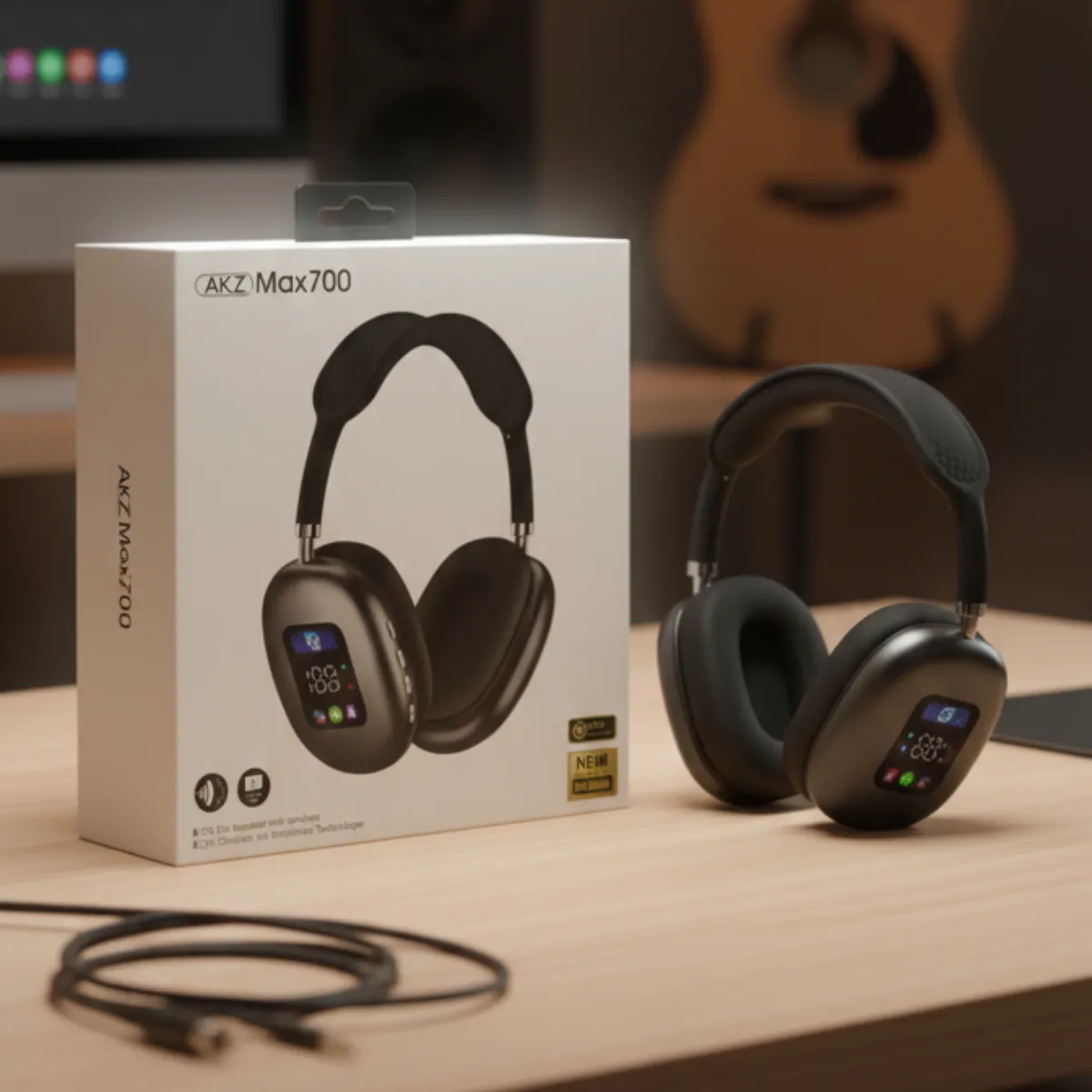 XY-262B Wireless Headphone with Digital Display Screen | HiFi Stereo Sound, Bluetooth Over-Ear Headset